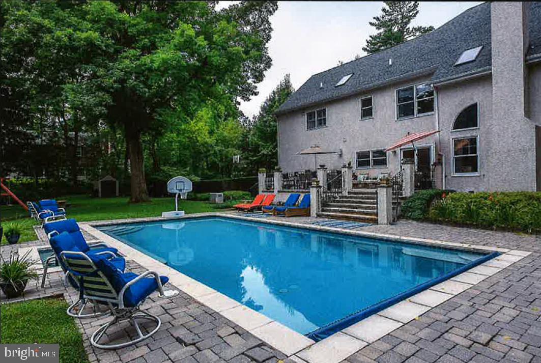 533 North Spring Mill Road Villanova, PA 19085 - Photo 38 of 40 Pool- Photo from in-season before pool was closed.