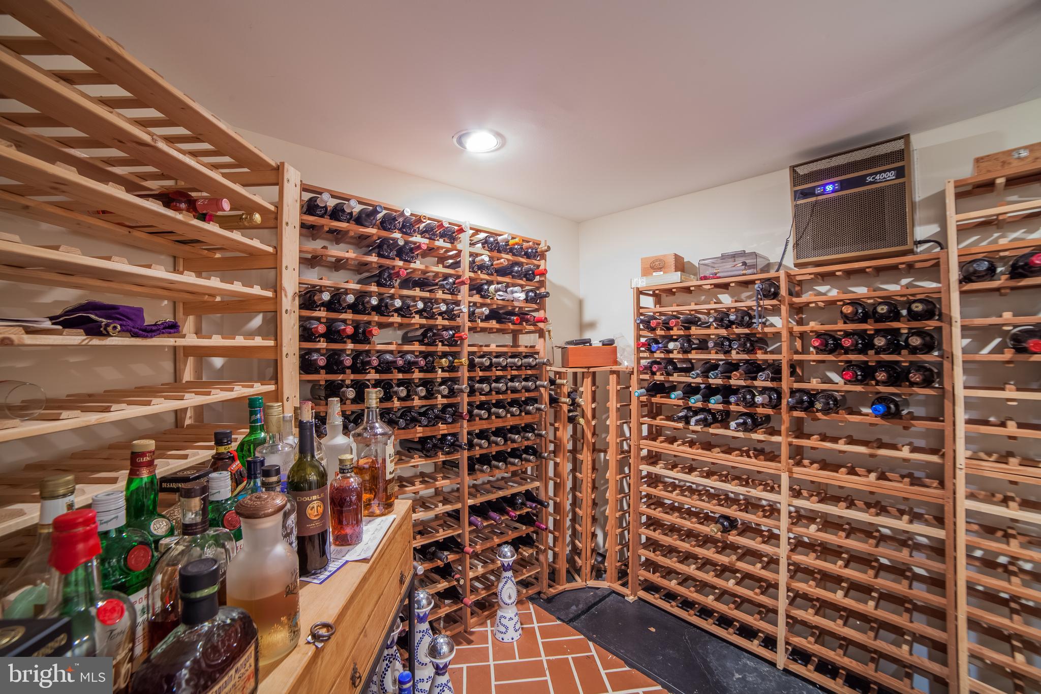 533 North Spring Mill Road Villanova, PA 19085 - Photo 5 of 40 Temperature Controlled Wine Cellar Basement