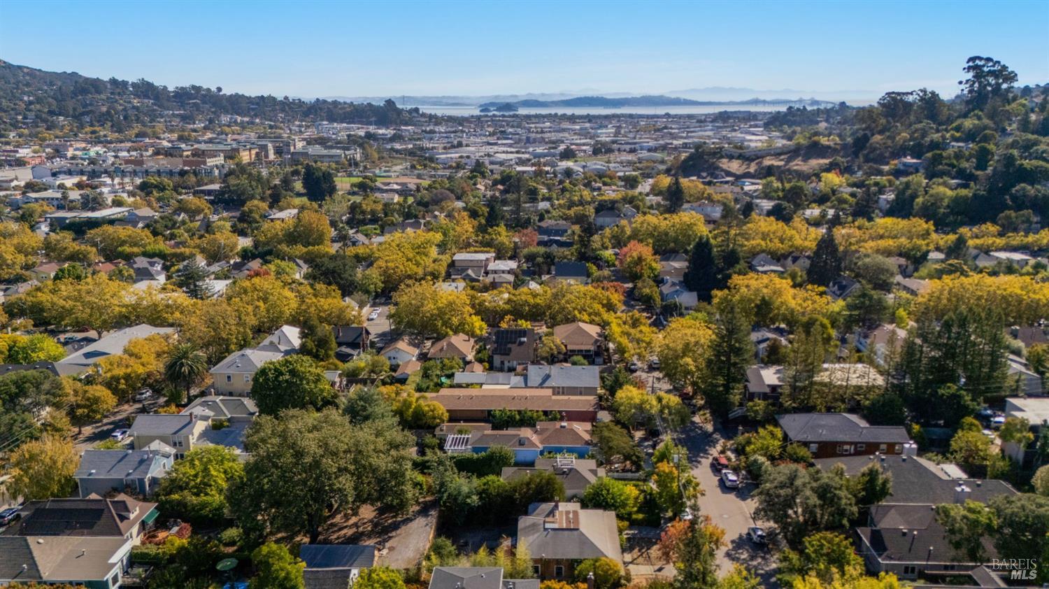 226 Bayview Street San Rafael, CA 94901 - Photo 53 of 57 an aerial view of a city