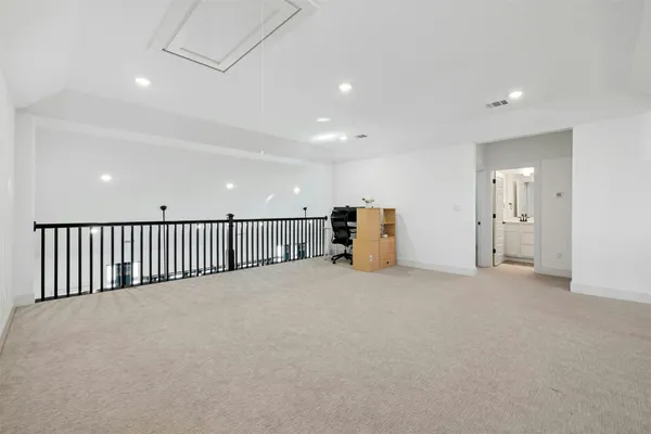 a view of an empty room