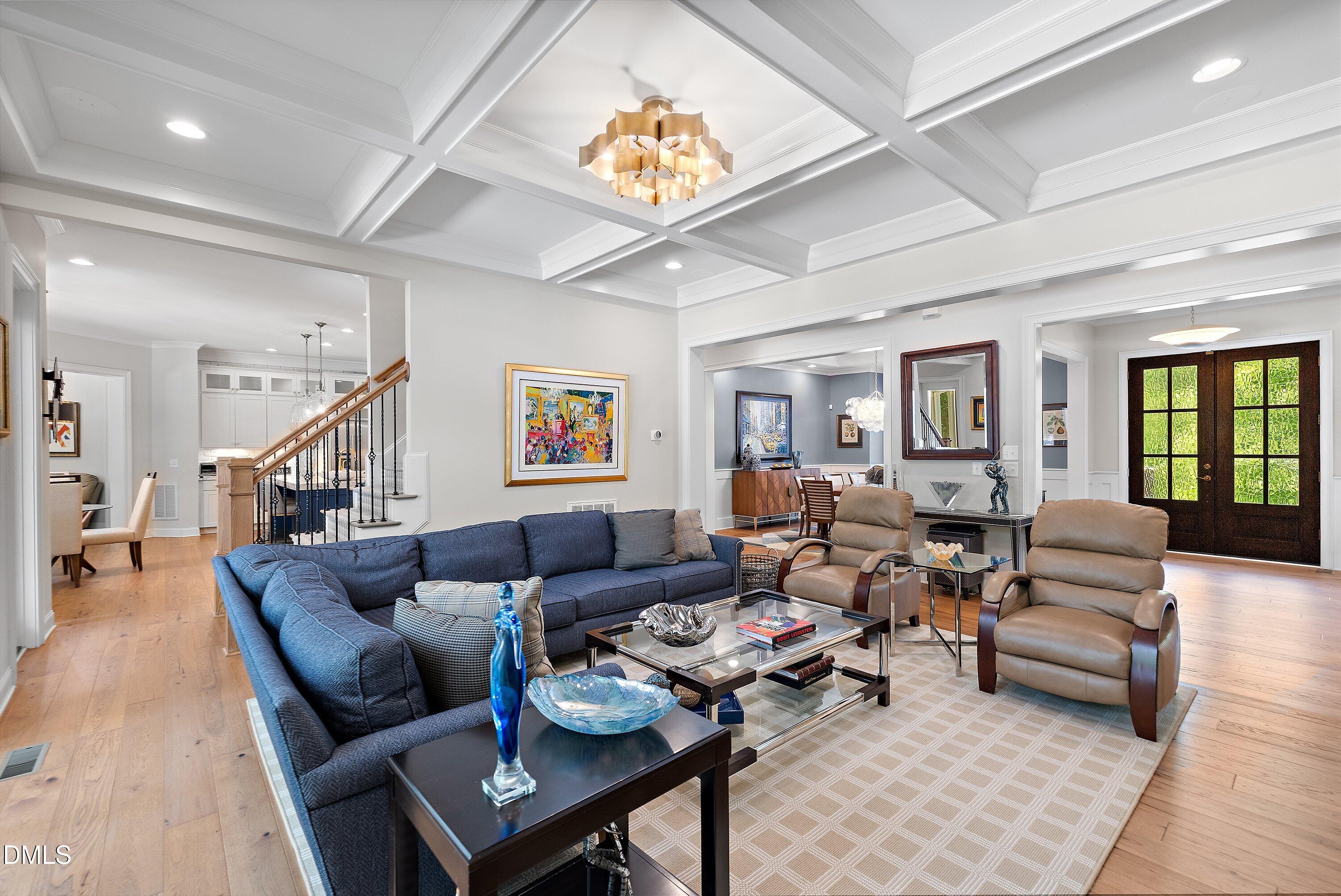 1536 Rock Dove Way Raleigh, NC 27614 - Photo 18 of 100 a living room with furniture and a wooden floor
