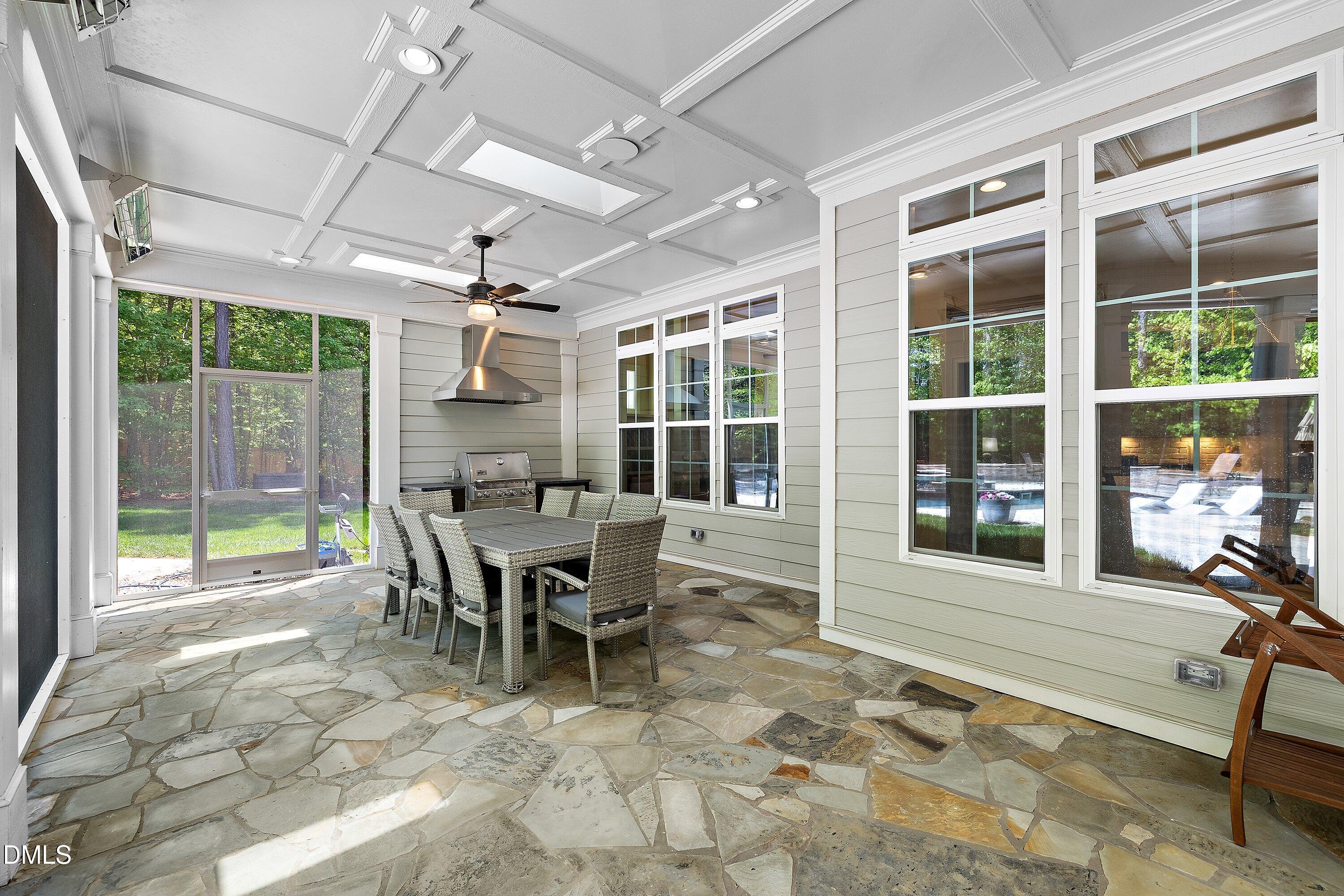 1536 Rock Dove Way Raleigh, NC 27614 - Photo 62 of 100 a view of a dining room with furniture window and outside view