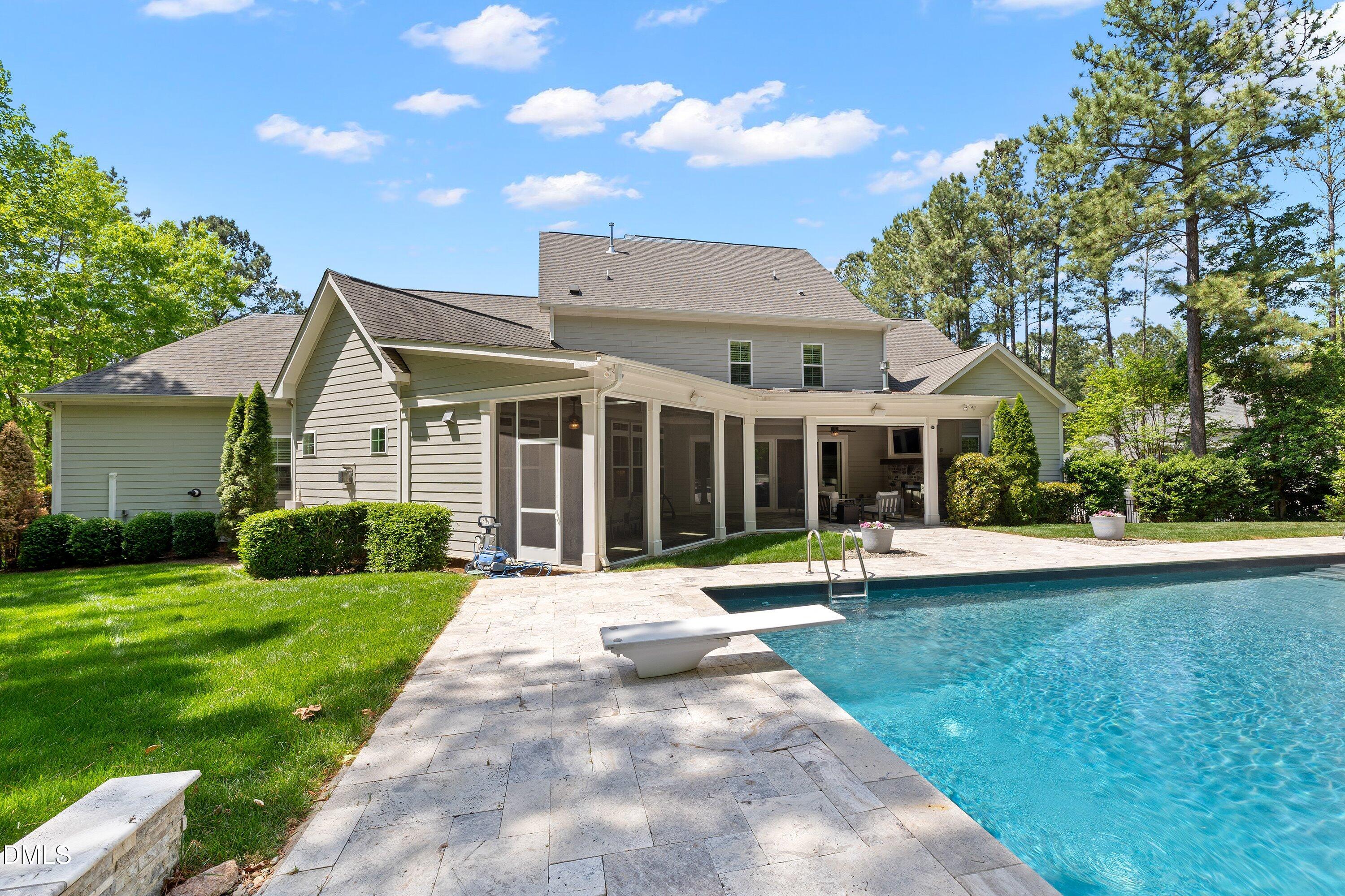 1536 Rock Dove Way Raleigh, NC 27614 - Photo 87 of 100 a view of a house with a yard and sitting area