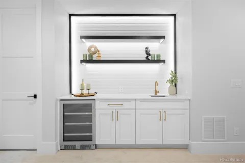 a view of white cabinets