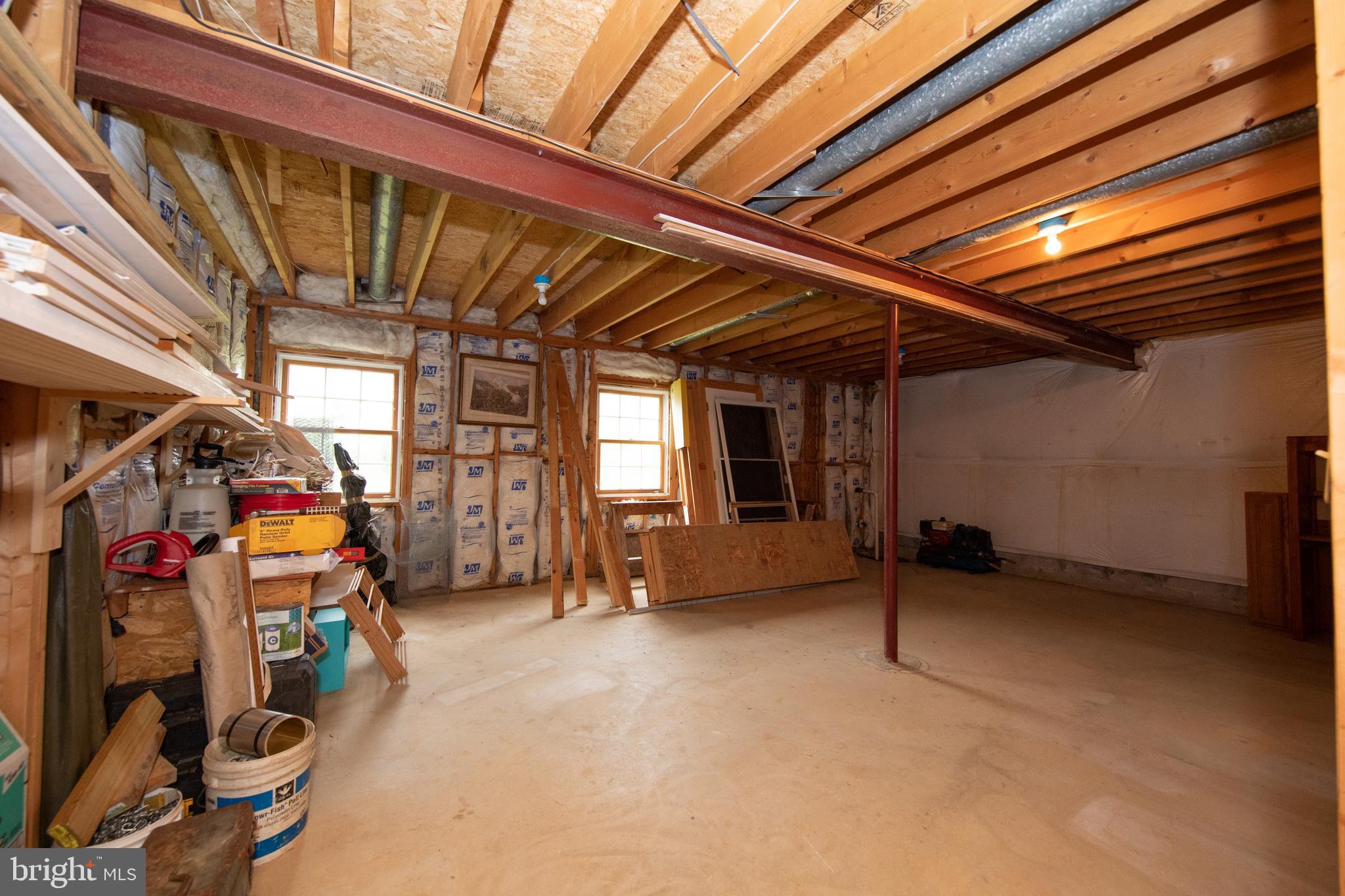 5049 Fawn Grove Road Pylesville, MD 21132 - Photo 38 of 44 Big Framed basement w/ flat double door walk out