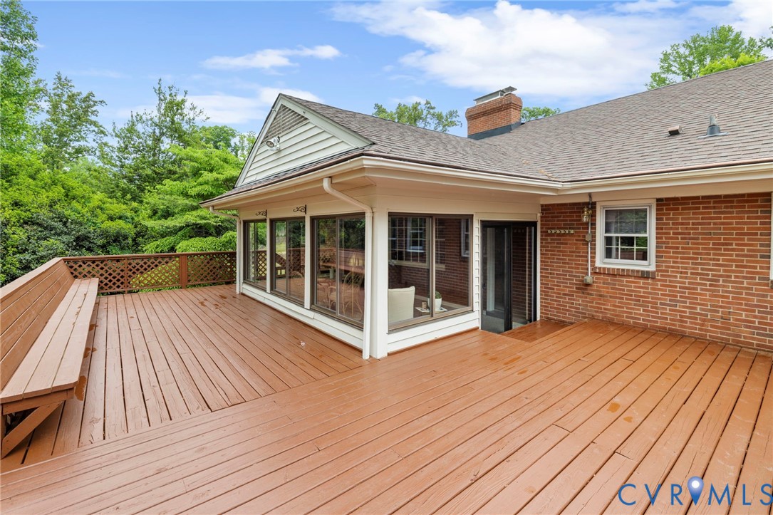 3140 Archdale Road Richmond, VA 23235 - Photo 35 of 48 a view of wooden house with a porch