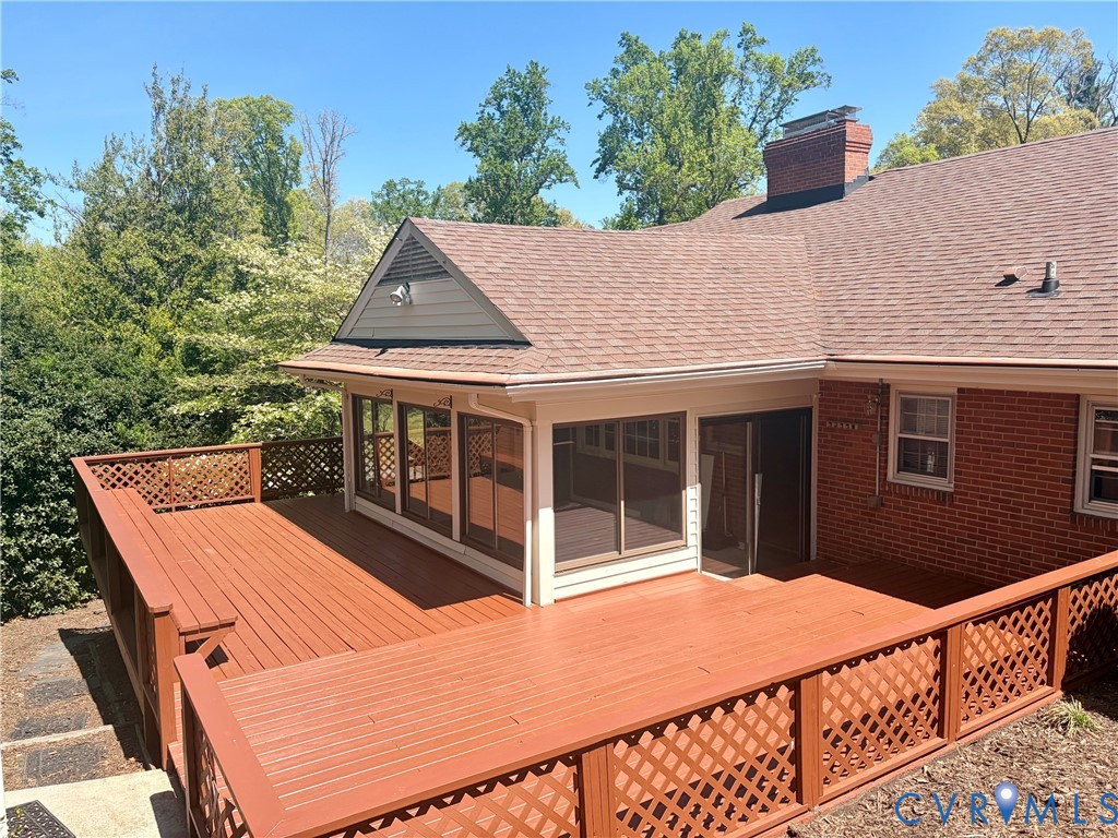 3140 Archdale Road Richmond, VA 23235 - Photo 45 of 48 a view of a house with a balcony