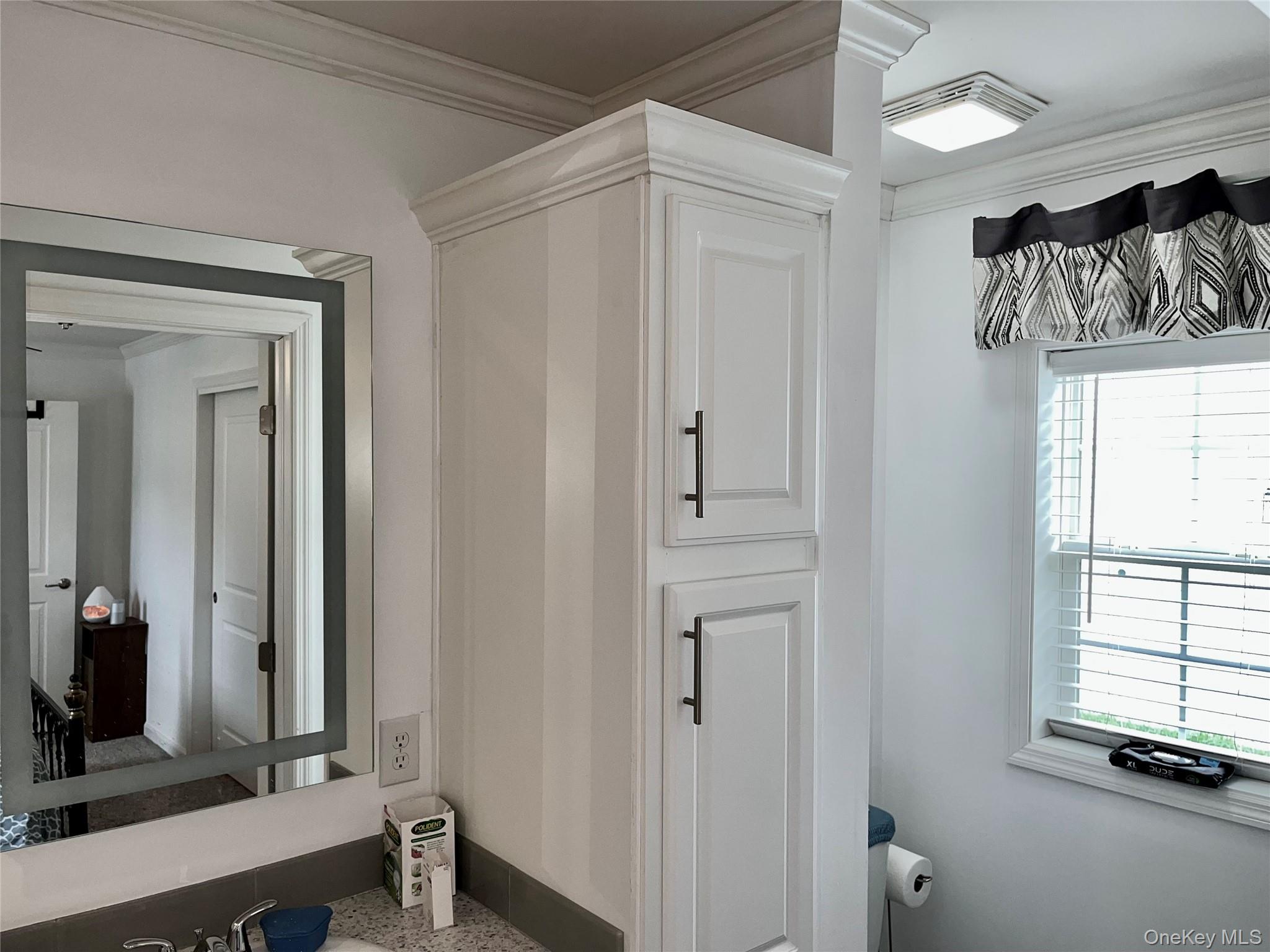 509 5th Avenue Middletown, NY 10941 - Photo 11 of 19 a bathroom with a mirror a sink and a window