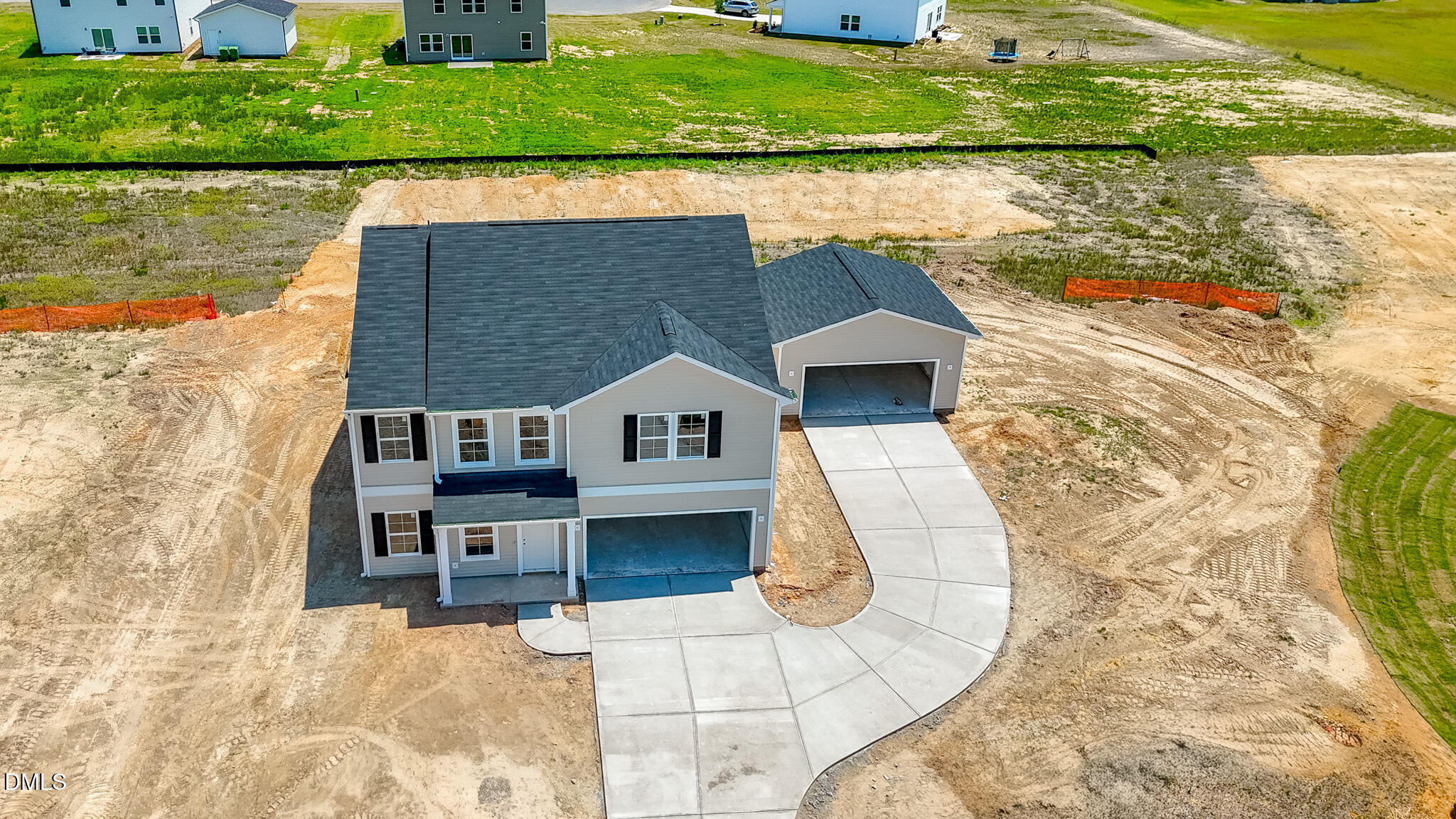 71 Lowell Cove Angier, NC 27501 - Photo 7 of 10 an aerial view of a house with a yard