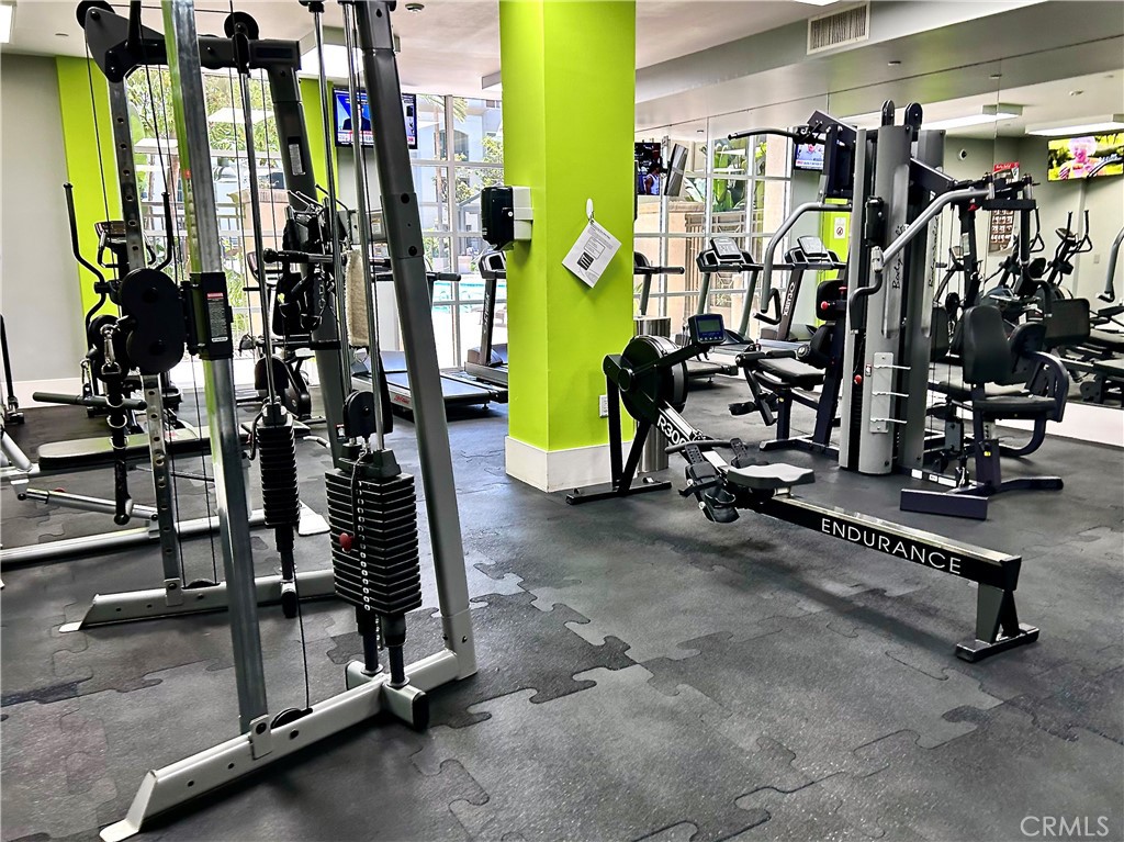 1326 Scholarship Irvine, CA 92612 - Photo 24 of 27 a view of a room with gym equipment