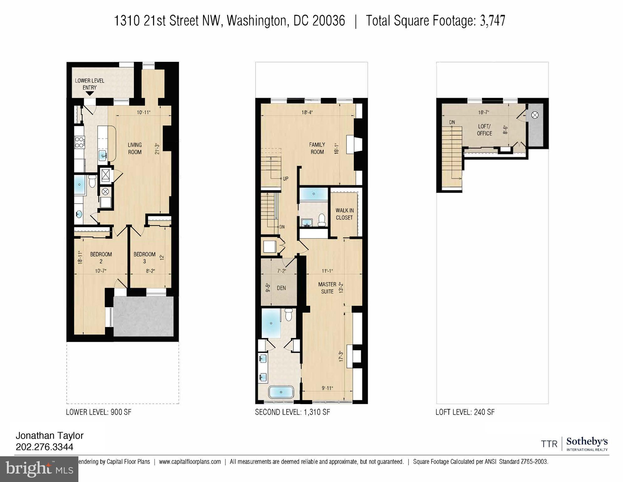 1310 21st Street Northwest Washington, DC 20036 - Photo 59 of 59 Floor plan additional levels