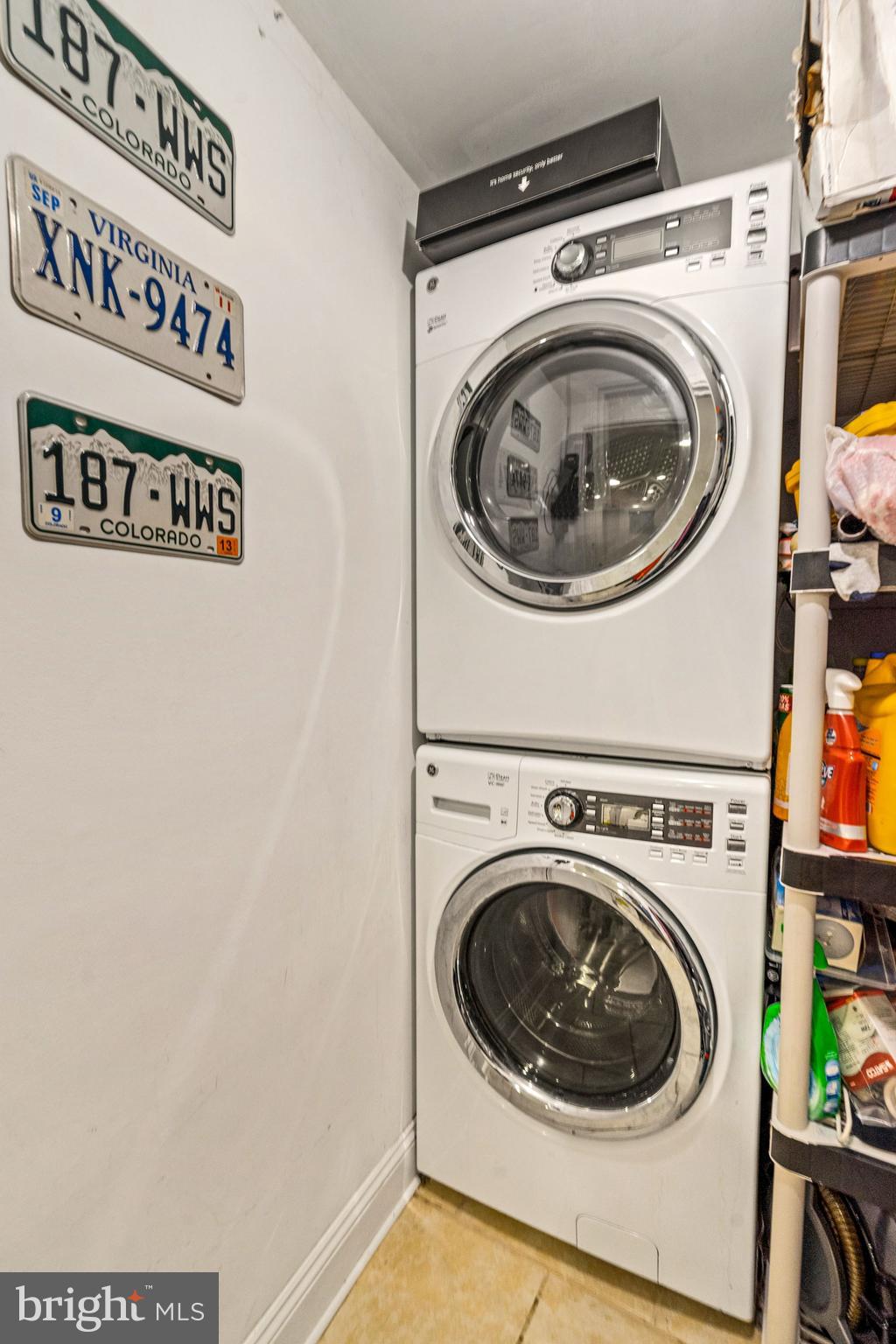 832 5th Street Northeast Washington, DC 20002 - Photo 30 of 35 a view of a hallway with washer and dryer