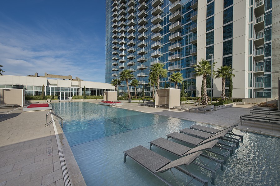 5925 Almeda Road, Unit 12308 Houston, TX 77004 - Photo 44 of 48 a view of swimming pool with outdoor seating