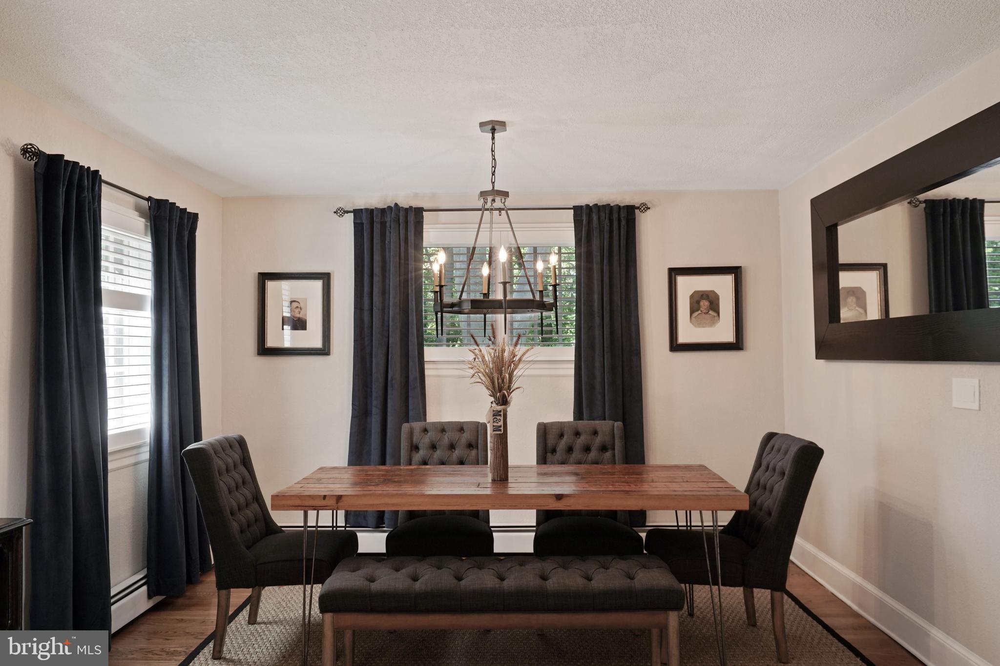 6580 Braddock Road Alexandria, VA 22312 - Photo 17 of 50 Luminous dining room with handsome chandelier