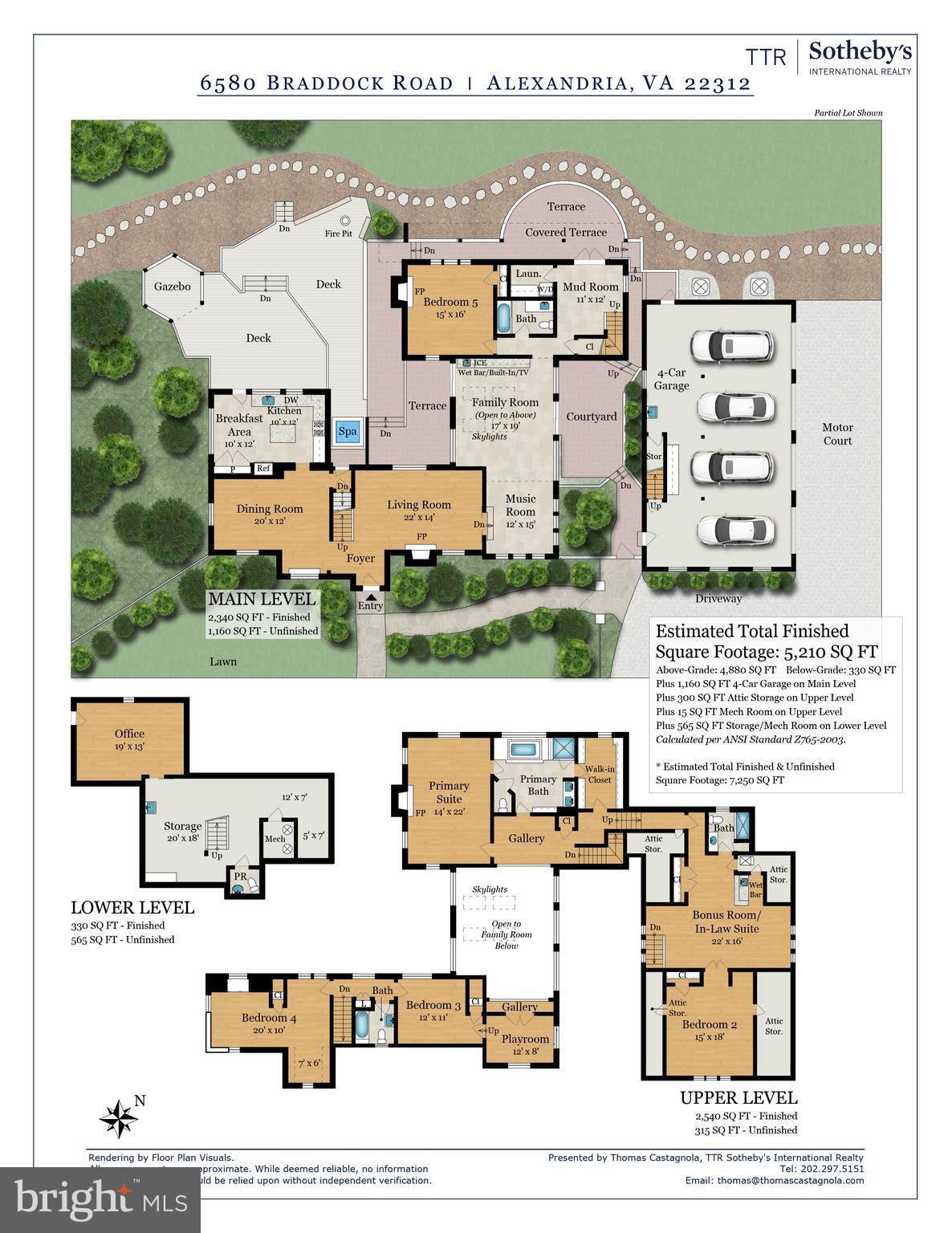 6580 Braddock Road Alexandria, VA 22312 - Photo 50 of 50 Corner lot with a private compound feel