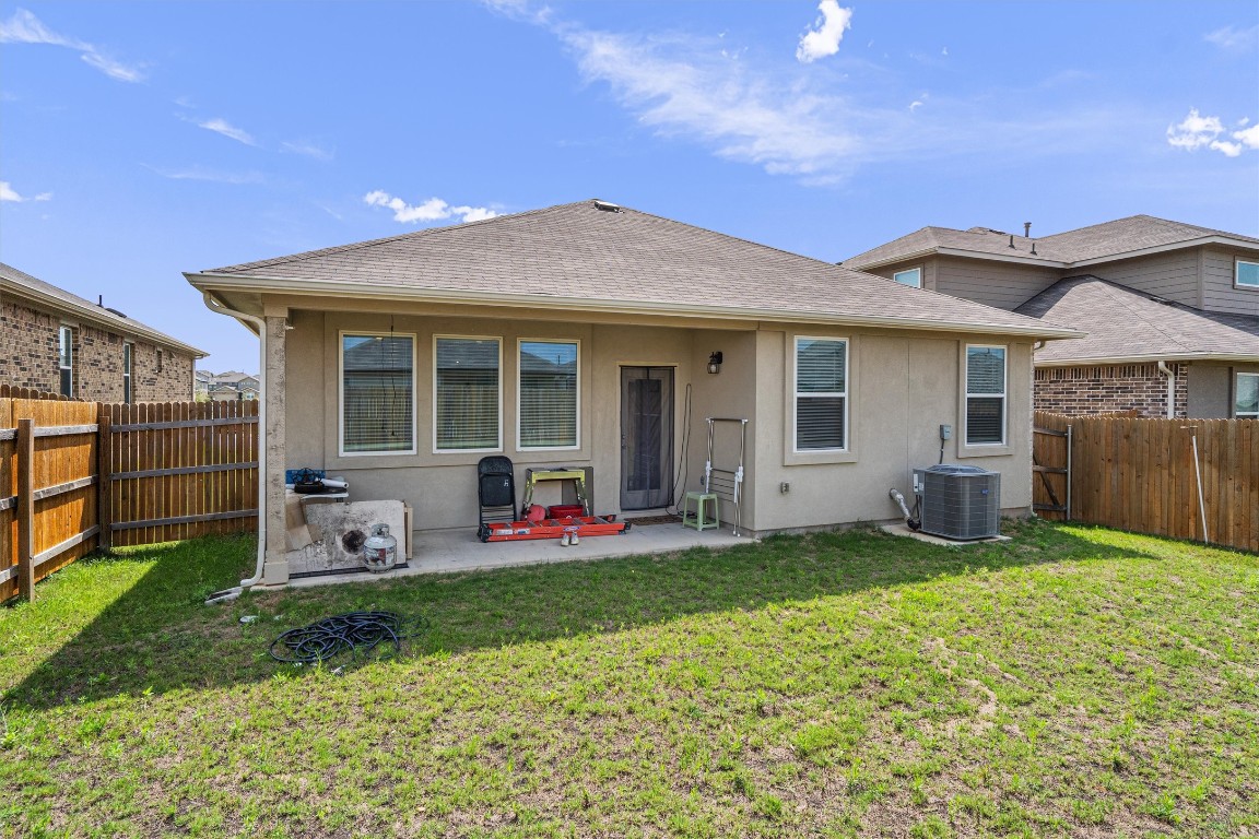 204 Connor Lane Georgetown, TX 78626 - Photo 28 of 31 a view of a house with backyard and porch