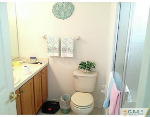 25 Riva Boulevard Brick, NJ 08723 - Photo 13 of 19 a bathroom with a granite countertop toilet sink and mirror