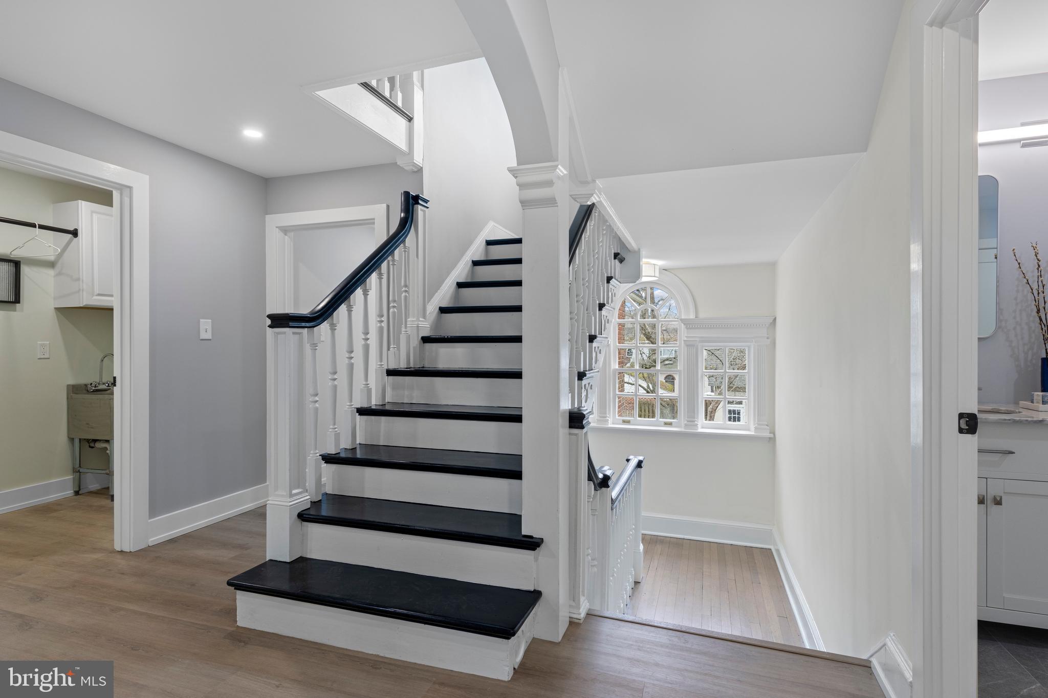 222 Rutgers Avenue Swarthmore, PA 19081 - Photo 20 of 40 a view of entryway and hall with wooden floor