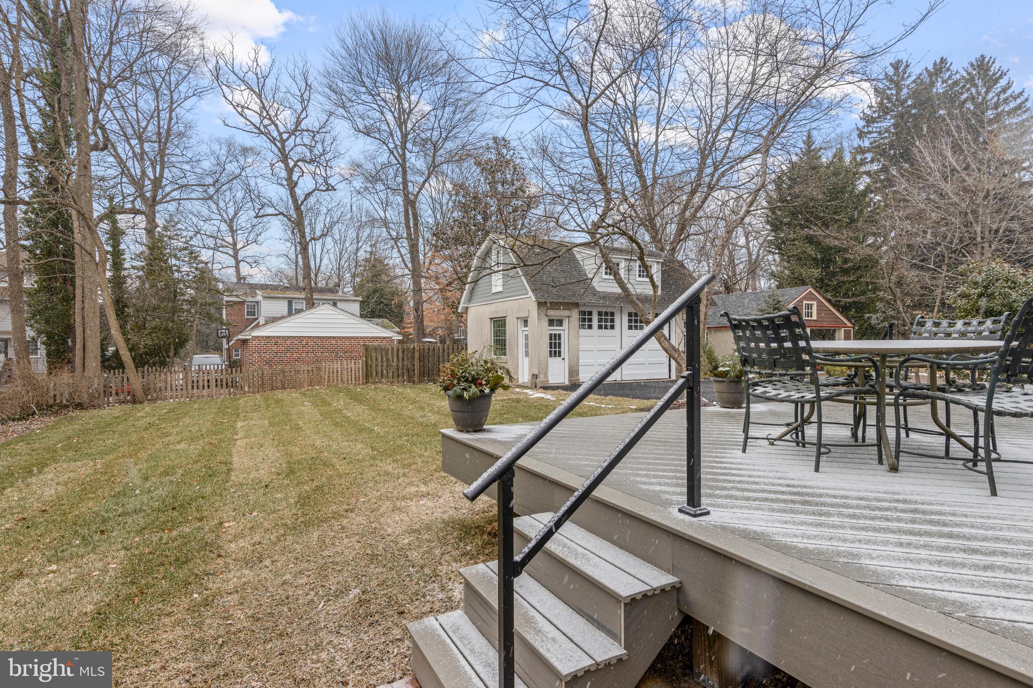 222 Rutgers Avenue Swarthmore, PA 19081 - Photo 38 of 40 a view of a house with backyard and trees