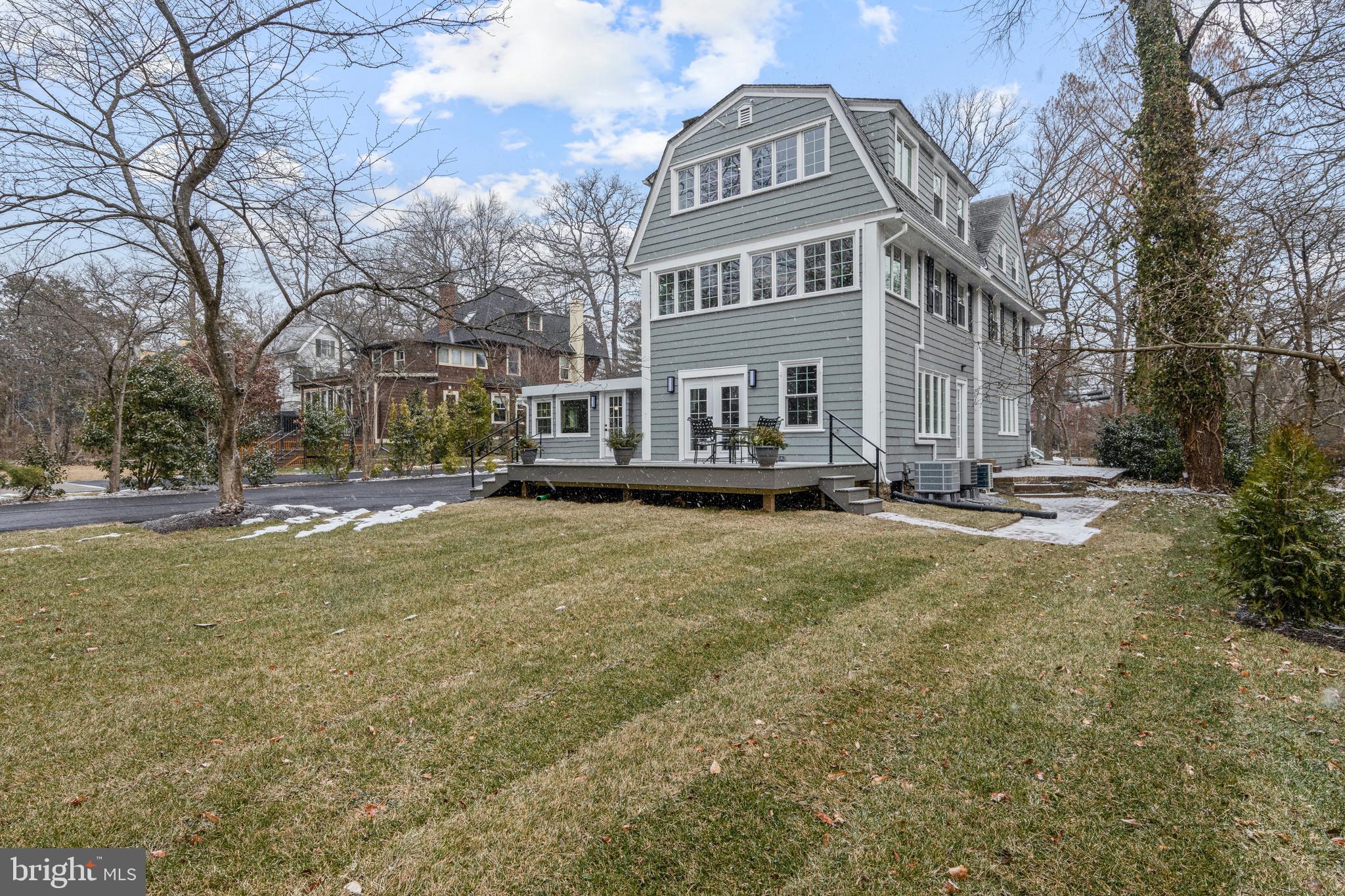 222 Rutgers Avenue Swarthmore, PA 19081 - Photo 39 of 40 a front view of residential houses with yard and trees