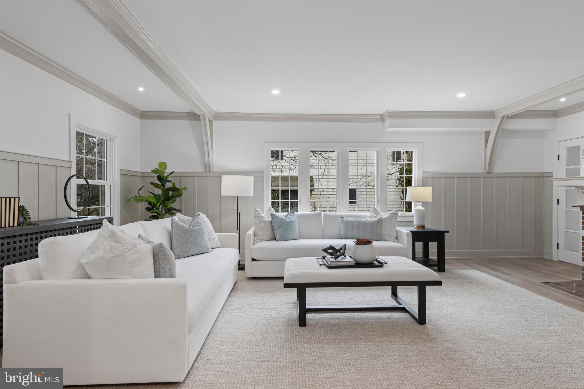 222 Rutgers Avenue Swarthmore, PA 19081 - Photo 5 of 40 a living room with furniture and a potted plant