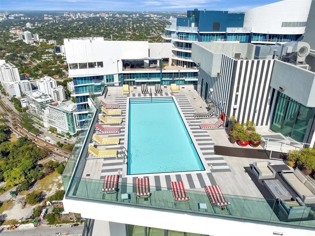 a city view with tall buildings