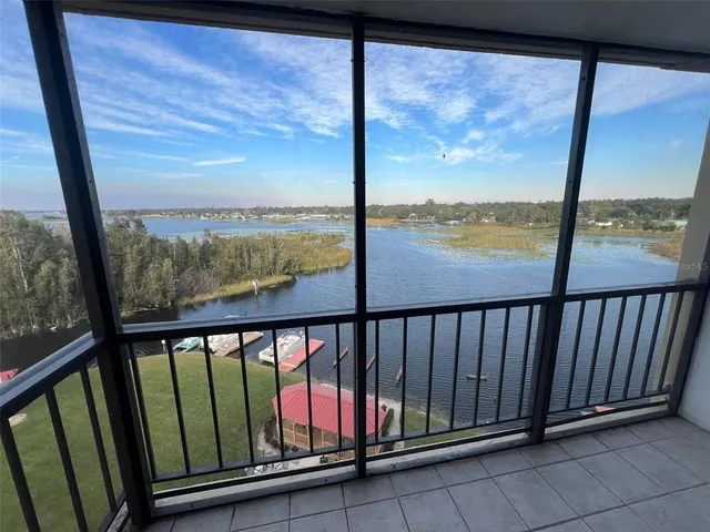 a view of city with balcony