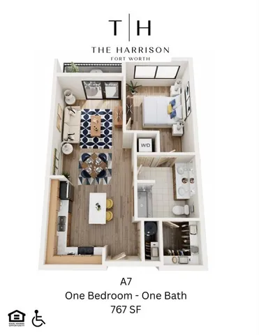 a view of a bunch of trees