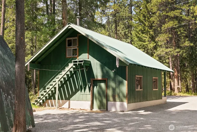 a view of lake with mountain