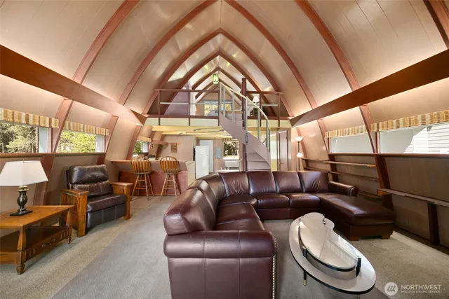 a house view with a outdoor space