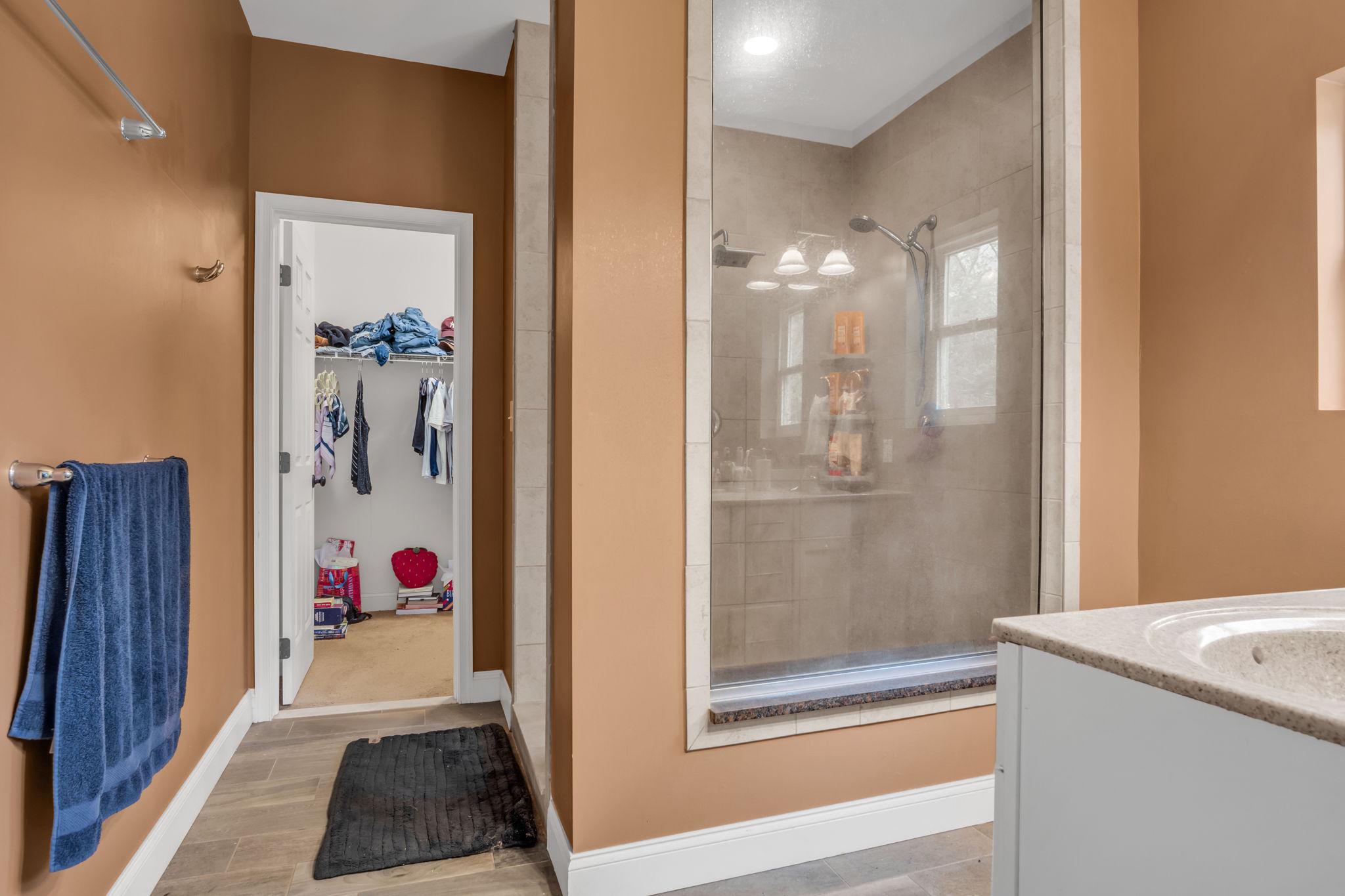 110 Freys Road Elizabethtown, PA 17022 - Photo 21 of 47 Modern primary bathroom with warm tones.