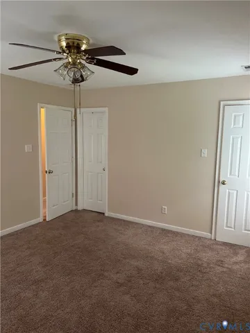 a view of an empty room