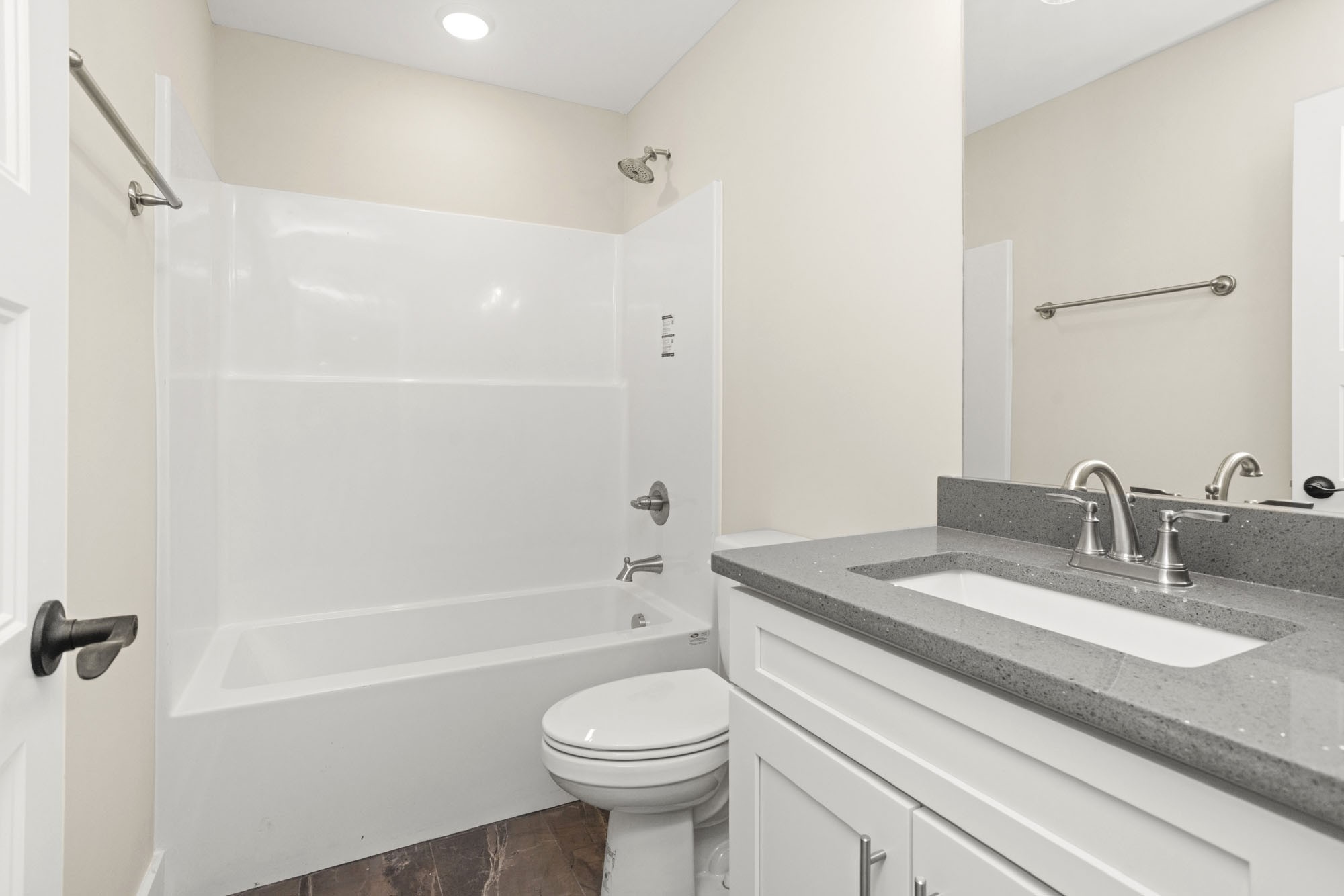 381 Copperas Creek Road Tullahoma, TN 37388 - Photo 20 of 44 a bathroom with a granite countertop sink toilet and shower