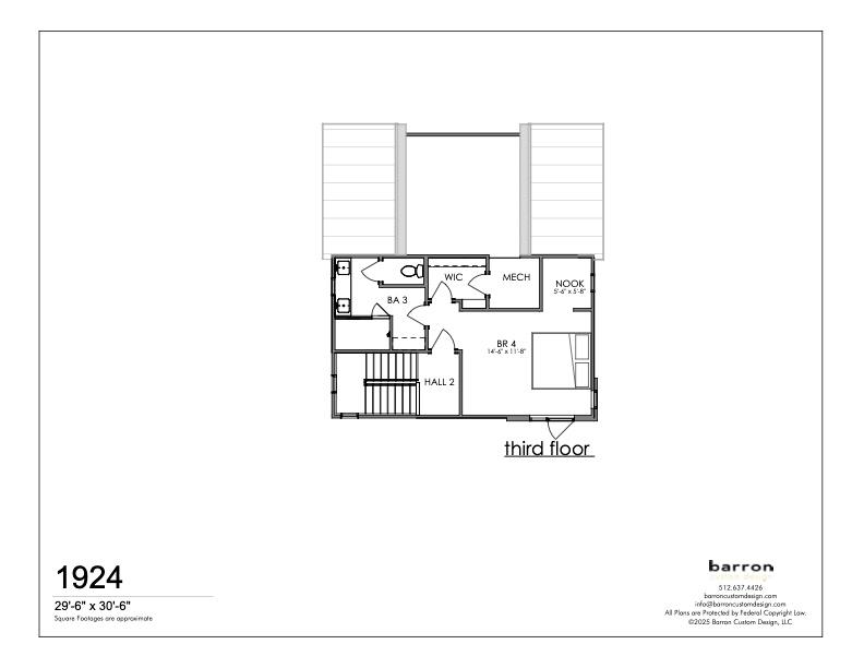 1736 Bunche Road, Unit B1 Austin, TX 78721 - Photo 28 of 28 Floor plan