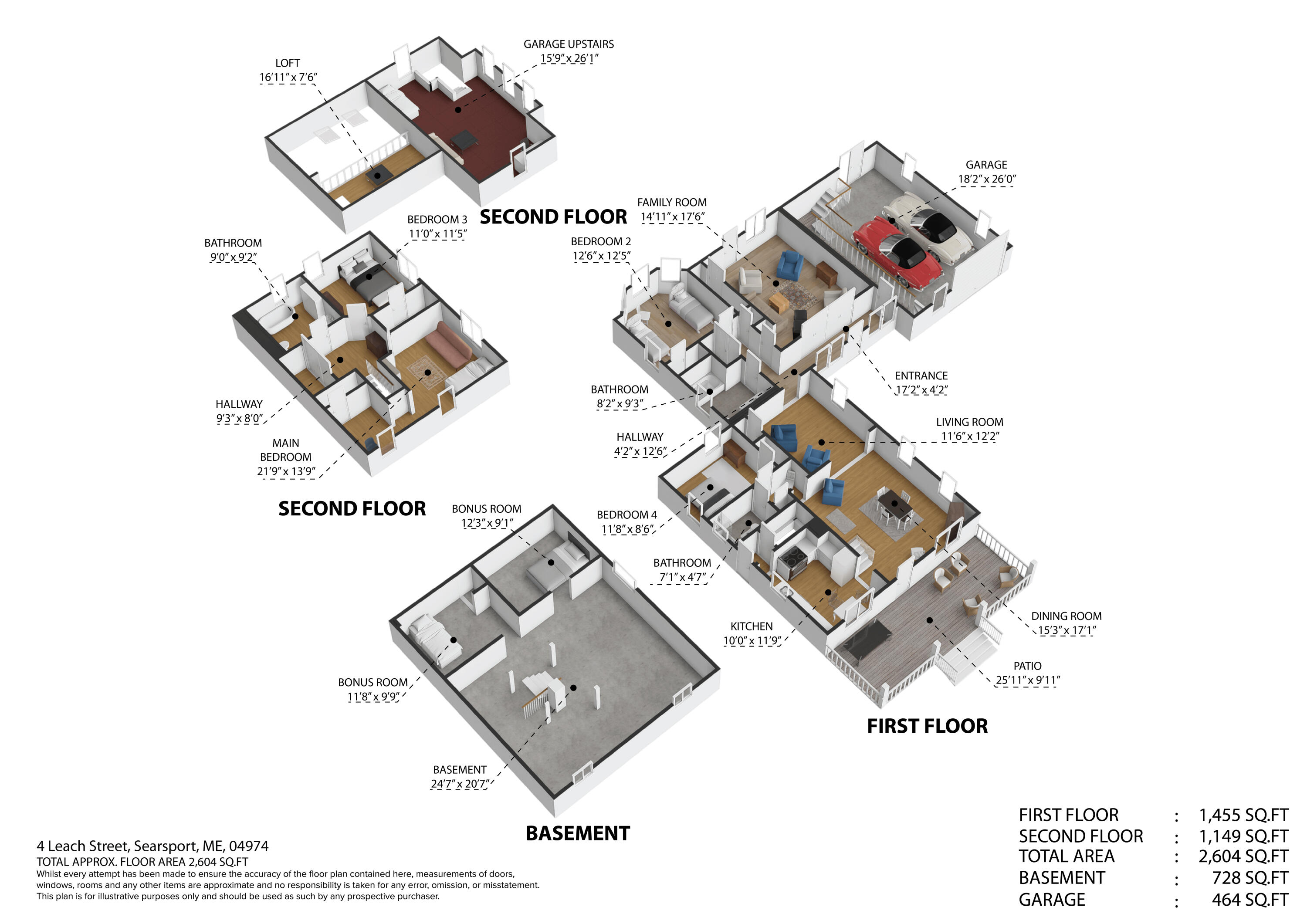 4 Leach Street Searsport, ME 04974 - Photo 4 of 71 4_leach_st_searsport_me_04974-3d