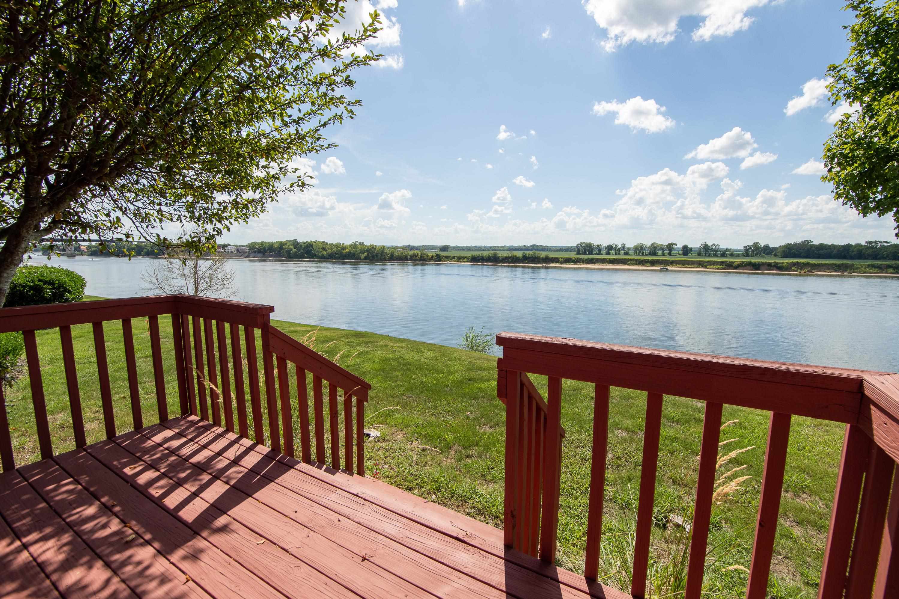 156 C Aquatic View Way Savannah, TN 38372 - Photo 10 of 23 a view of a wooden deck with lake view