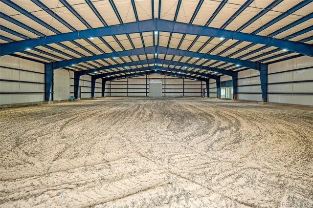 a big room with wooden floor