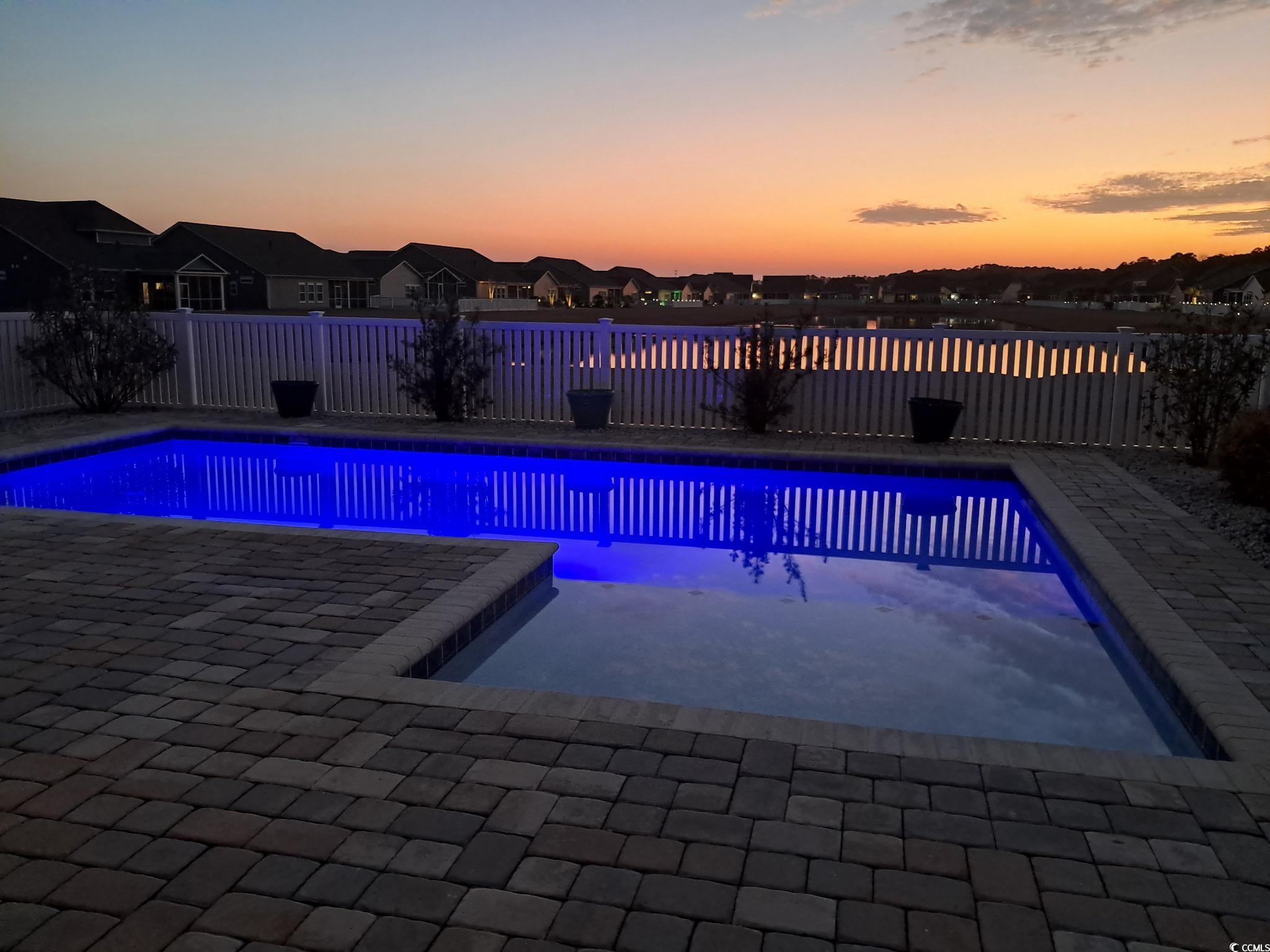 1047 Harbison Circle Myrtle Beach, SC 29579 - Photo 39 of 40 Color changing lights on pool
