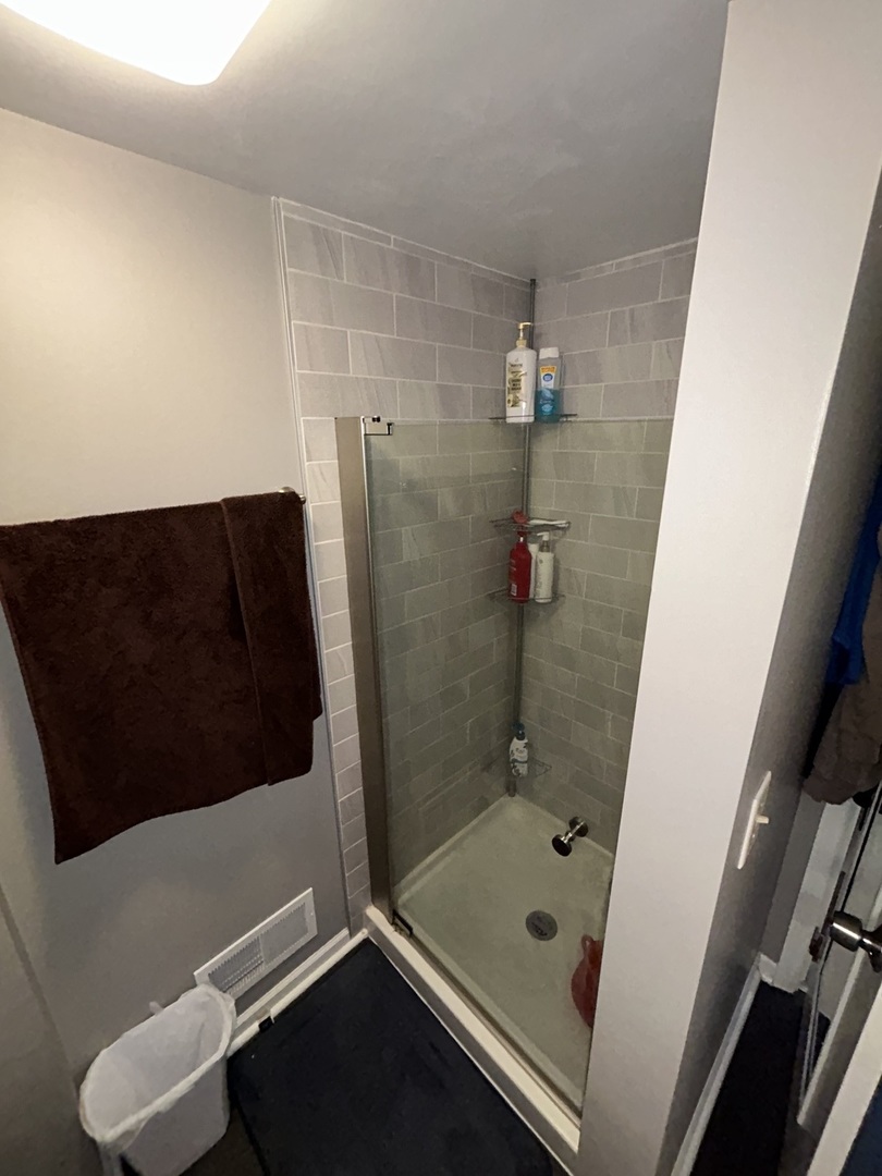 209 East Irving Park Road, Unit 1N Itasca, IL 60143 - Photo 24 of 30 a bathroom with a bathtub and a shower