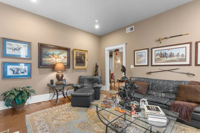 a very nice looking room with a storage