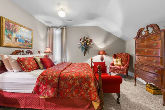 a living room filled with furniture and a couch