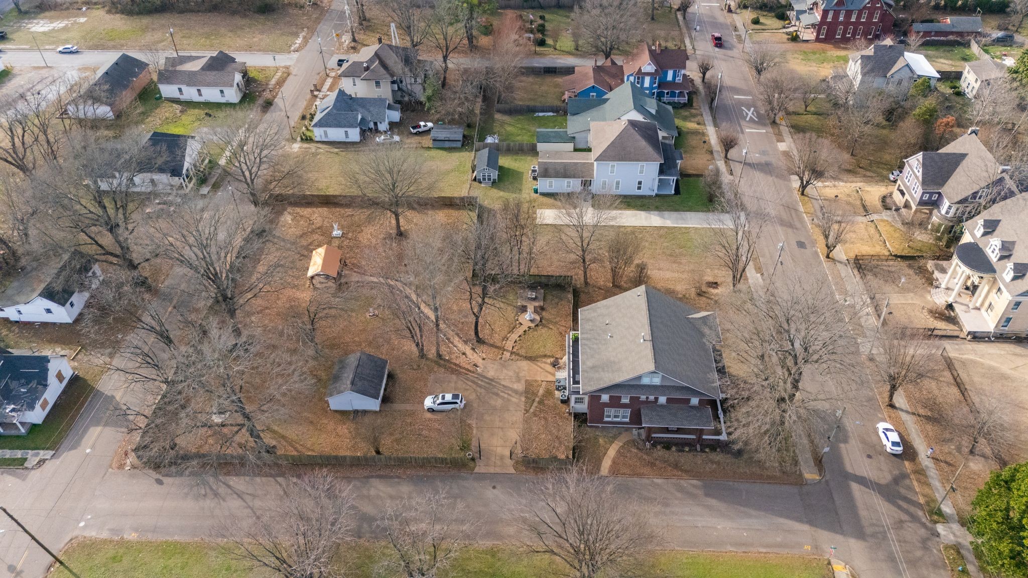 564 East Main Street Jackson, TN 38301 - Photo 52 of 54 an aerial view of residential houses with outdoor space