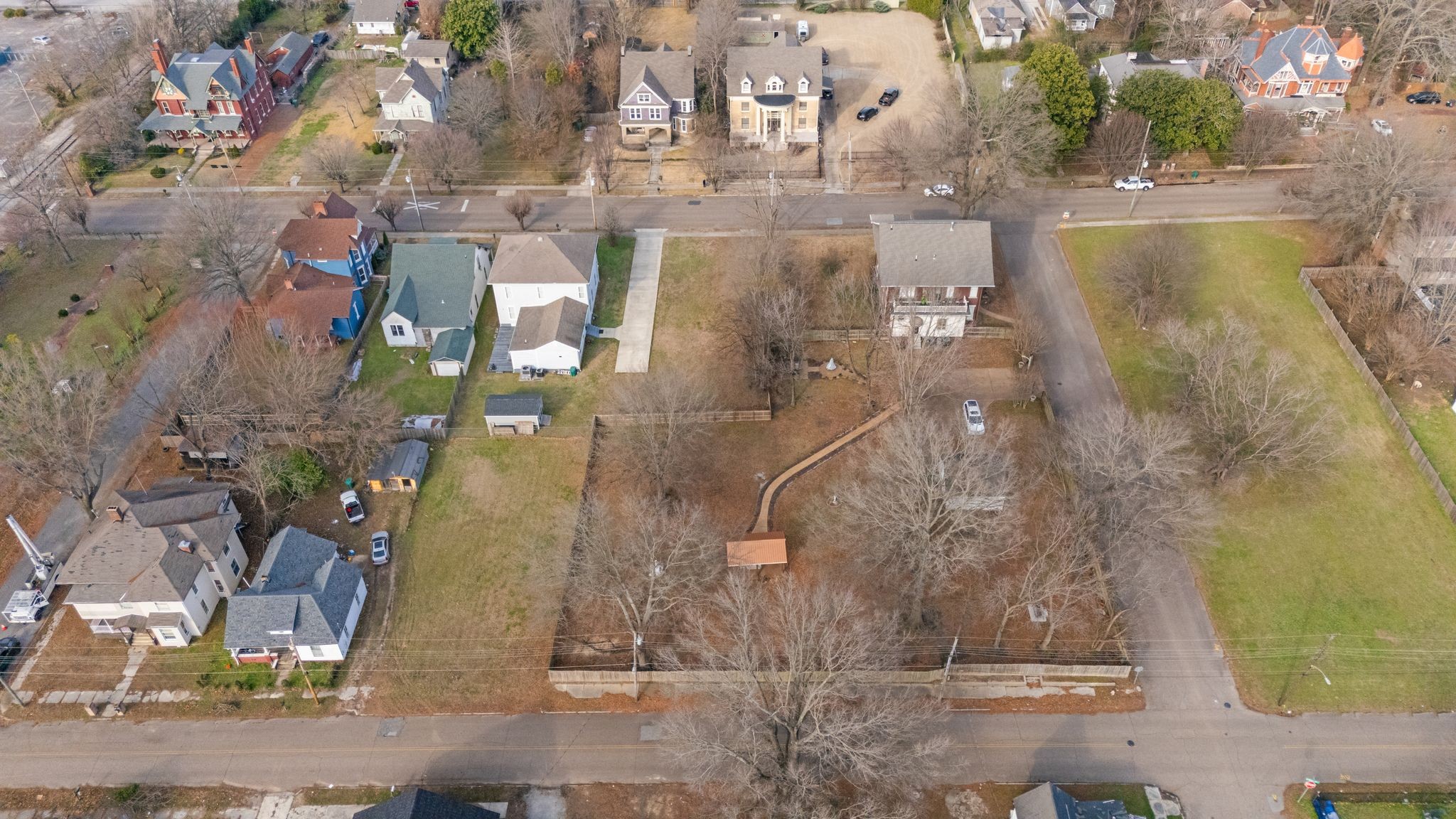 564 East Main Street Jackson, TN 38301 - Photo 53 of 54 an aerial view of residential houses with outdoor space