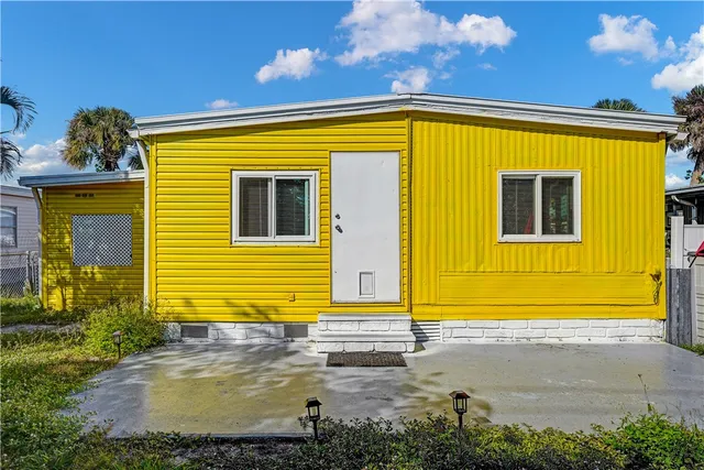 a view of front door of house