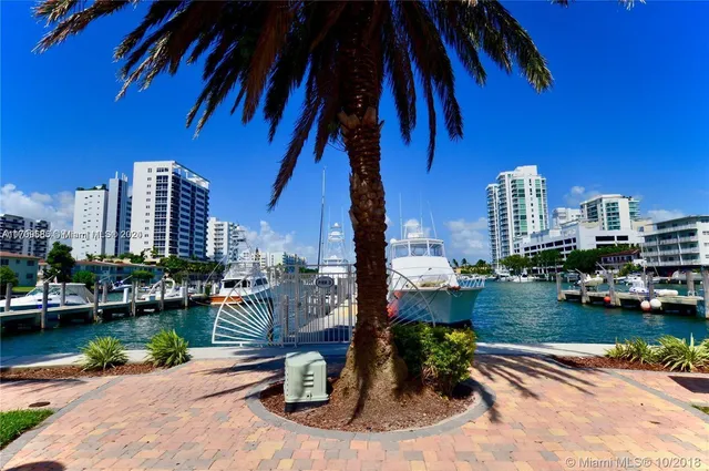 a view of a building and garden