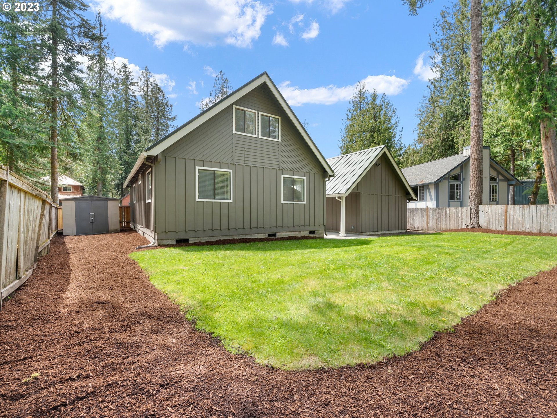 65353 East Timberline Drive Rhododendron, OR 97049 - Photo 24 of 34 a view of a house with a backyard