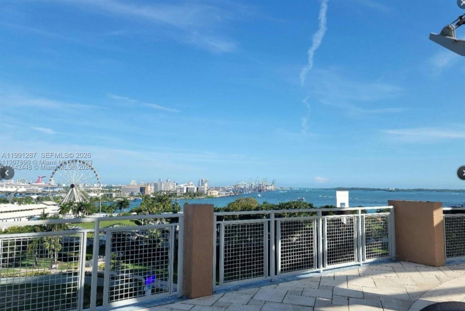 253 Northeast 2nd Street, Unit 905 Miami, FL 33132 - Photo 12 of 20 a view of a balcony with city view