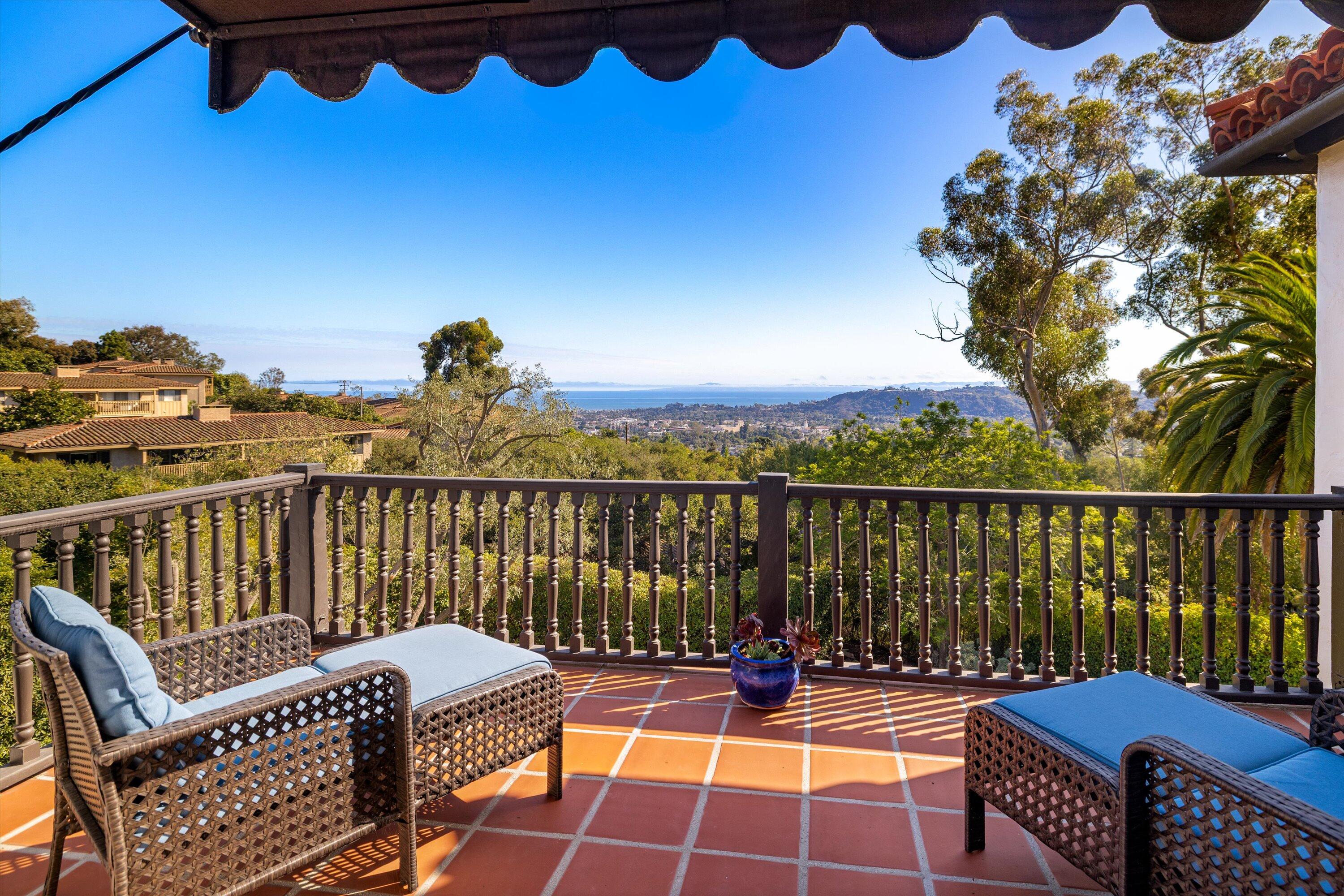 2125 Ridge Lane Santa Barbara, CA 93103 - Photo 26 of 34 Upstairs Balcony Views