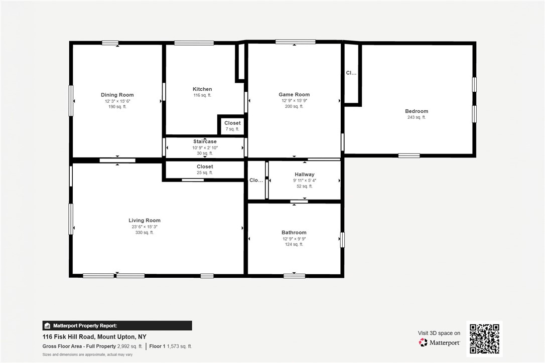 116 Fisk Hill Road Mount Upton, NY 13809 - Photo 45 of 47 first floor floor plan