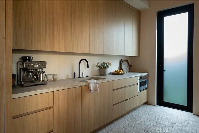 a view of a bathroom from the hallway